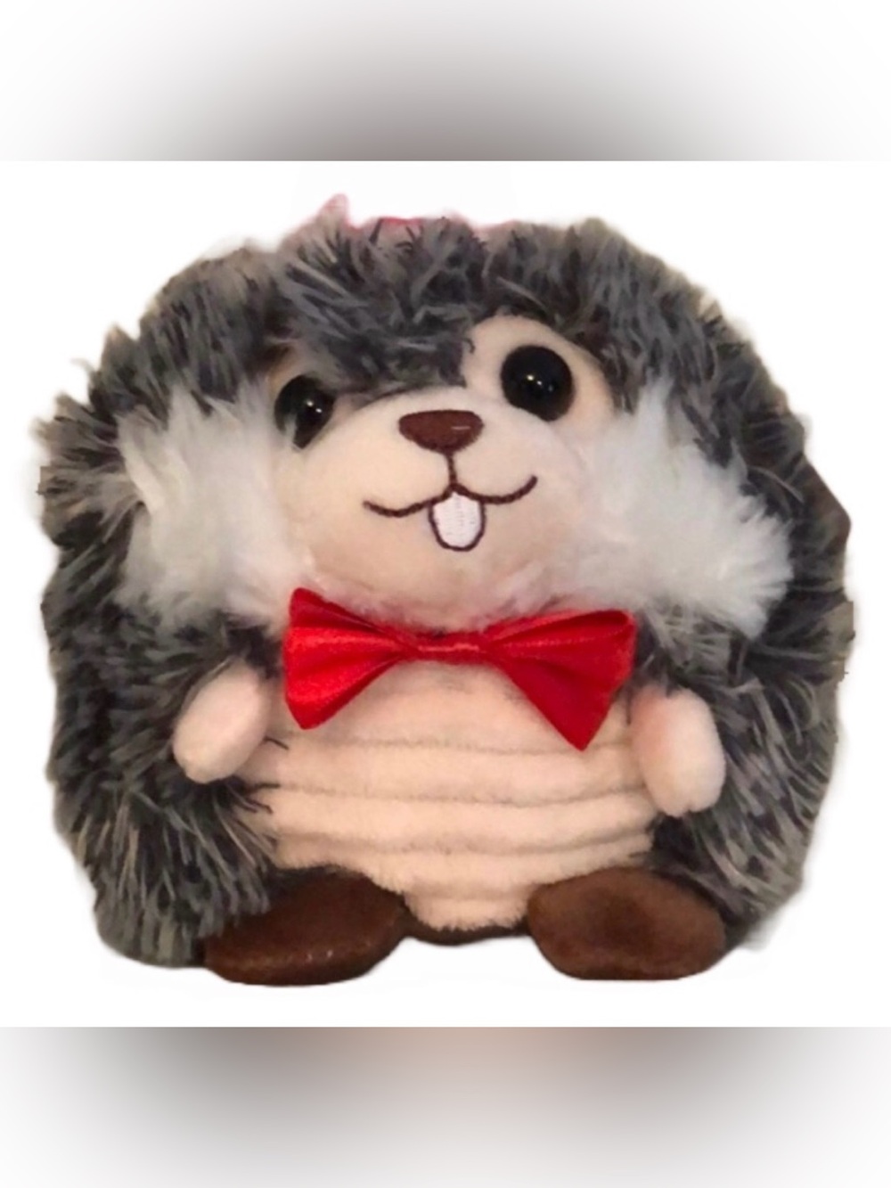 NWT KIDS SMART LIVING STUFFED ANIMAL - XMAS HEDGEHOG PLUSH - 5.5”